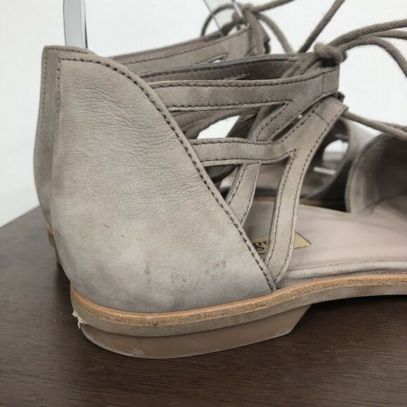 Paul Green Morea Lace Up Sandals in Smoke/Truffle Leather 7 (UK 4.5) - Picture 6 of 6